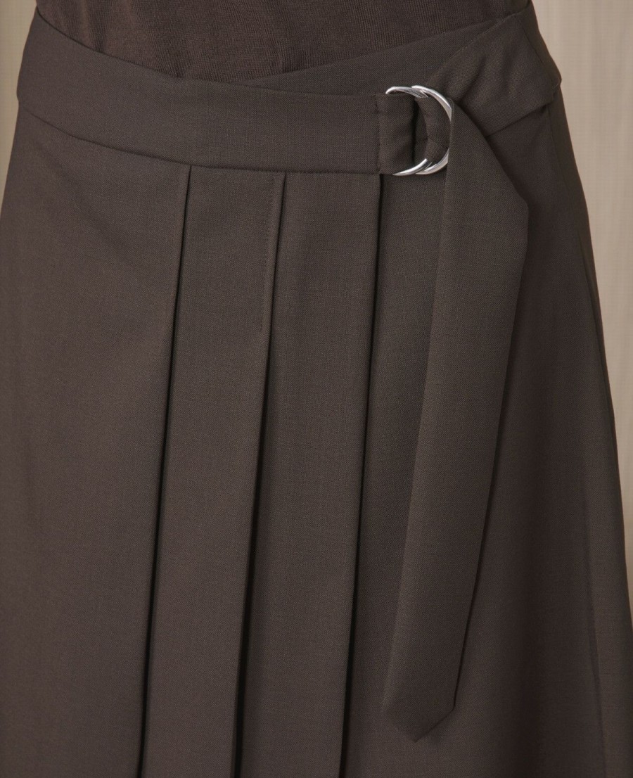 Woman Officine Générale Dresses - Skirts | Calie Skirt Cocoa ~ Generalcoats